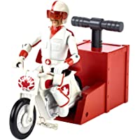 Mattel Disney Toy Story 4 Figura Duke Caboom acrobacias y Carreras con Su Moto- Juguetes Niños +3 Años (GFB55) - color…
